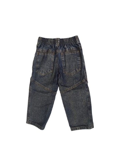 Çocuk Kot Pantalon Spıder Men Yazılı Mavi