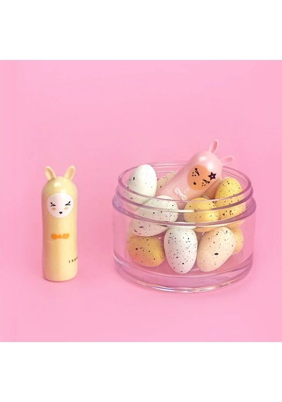 Inuwet Bunny Lip Balm Glitter Gold Pineapple