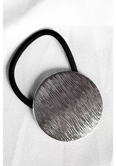 Caş Dekorasyon Gümüş Renkli Metal Lastik Toka Gümüş