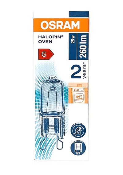 Osram Halopin 25w G9 Halojen Kapsül Ampul, 230v, Standart Duy