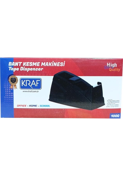 Kraf Bant Makinası 12x10 100G Siyah
