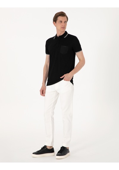 Pierre Cardin Erkek Siyah Tişört 50302631-vr046 Siyah