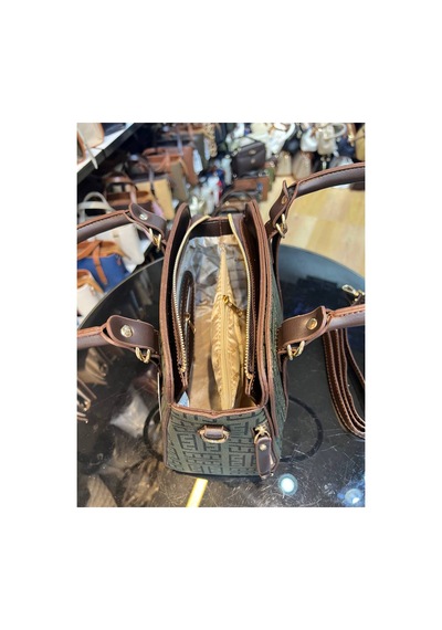 Miami Polo Club Orijinal Kadın Gold Detaylı El Ve Omuz Çantası Uzun Askısı Mevcuttur En 24 Cm Boy 24 Cm Haki Miami