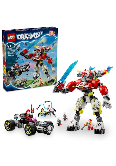 LEGO® DREAMZzz™ Cooper’ın Kaplan Robotu ve Zero’nun Hot Rod Arabası 71497 - 9 Yaş ve Üzeri Çocuklar için Oyuncak Araç Yapım Seti (1006P)