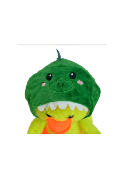 Sevimli Şapkalı Peluş Ördek 30 Cm Oyuncak Uyku Arkadaşım Sarı