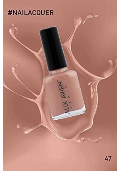 Nude Oje 47 - Yüksek Pigmentli Uzun Süreli Kalıcılık Hızlı Kuruma - Nail Lacquer 47