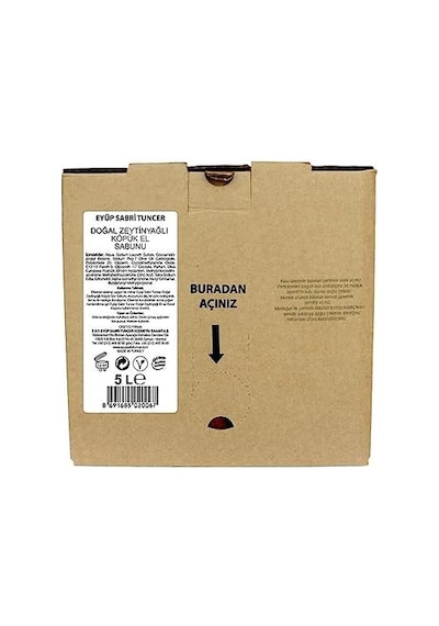Doğal Zeytinyağlı Köpük Sabun 5 Lt Bag In Box Endüstriyel
