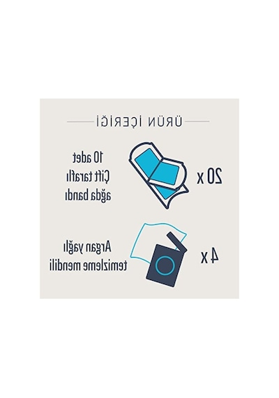 Yüz Ağda Bandı 20'li, Hassas Ciltler İçin 10