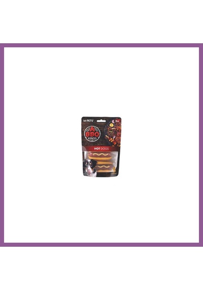 M-pets Bbq Kings Hot Dogs Tavuklu Köpek Ödül Maması 135 Gr Rengaren