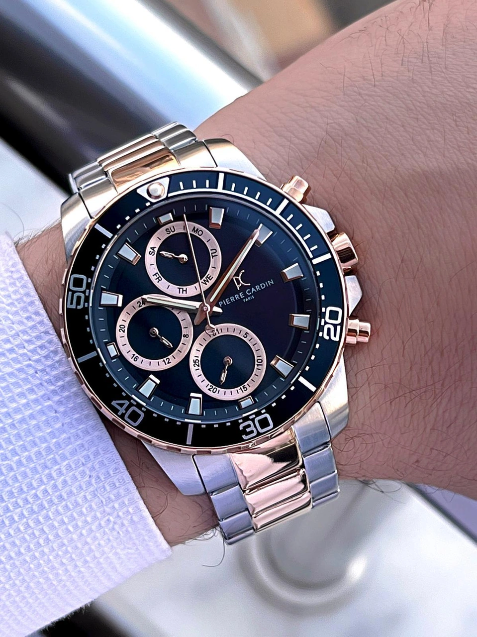Pierre Cardin İtalyan Tasarım Bileklik Hediyeli Çelik Kasa Ve Kordon 3 Atm Erkek Kol Saati Pc.1004.ms2 Rose Gold - Gümüş Pierre Cardin İtalyan Tasarım Bileklik Hediyeli Çelik Kasa Ve Kordon 3 Atm Erkek Kol Saati Pc.1004.ms2 Rose Gold - Gümüş