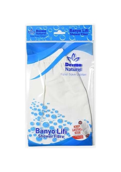 Naturel Ms-20 Krep Lastikli Banyo Kesesi 1 Adet