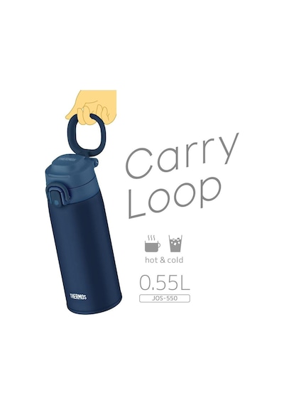 Thermos Jos-550 Vacuum Insulated Mug Taşıma Halkalı 0,55 Lt Indigo Blue Indigo Blue