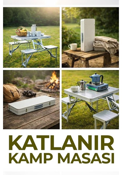 Tr 4 Kişilik Katlanır Kamp Masası Diğer