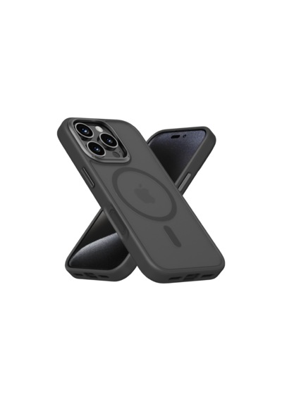 Momax Play CaseForm Apple Uyumlu iPhone 16 Pro Magsafe Kılıf Siyah