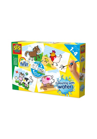 Ses 144210 Yaratıcı 14421 Ses My First Boyama İçin Su Resim Seti İle Boyama, Sarı
