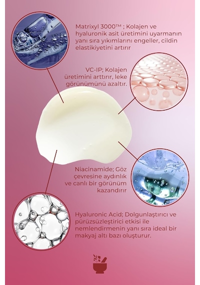 Cosmed C Vitamini İçeren Aydınlatıcı Etkili Su Bazlı Göz Çevresi Bakım Kremi 15 Ml