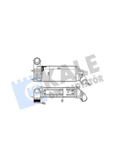 Peugeot 406 Turbo Radyatoru 2.0 Hdi 1998-2004 Kale 343600