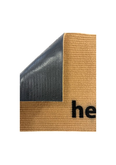 Vena Hello Bye Paspas - Dış Kapı Paspası Kapı Önü Paspası 40x60 Çelik Taban Paspas-5