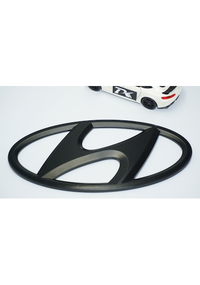 Dk Tuning Elantra Cn7 Siyah Ön Panjur Logo Hyundai İle Uyumlu
