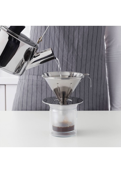 Filtre Kahve Seti, Paslanmaz Çelik, 3 Parça 500ml