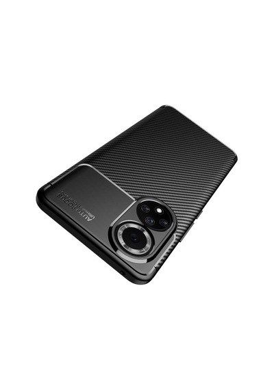 Huawei Honor 50 Kılıf Karbon Silikon Case Kapak