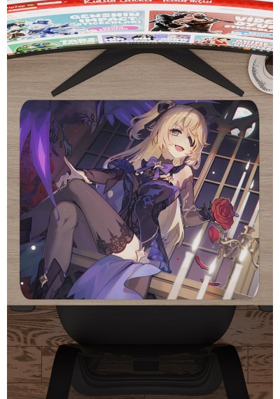 Fischl Genshin Impact Anime Gacha V4 - 48x40 Xl Gaming Mouse Pad Fare Altlığı
