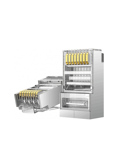 Ugreen Cat6 Rj45 Metal Jak Konnektör 10 Lu Paket, 20333