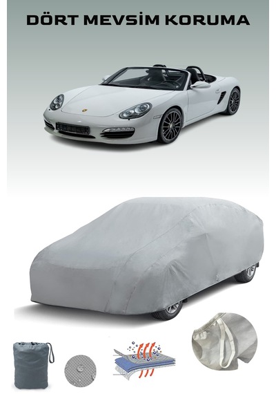 Porsche Boxster S 987 2008 - 2011 Araba Brandası Oto Branda Gri