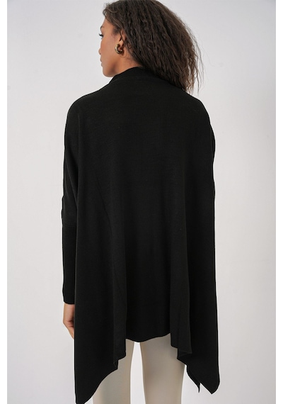 Hiccup Bdart Oversize Akrilik Bisiklet Yaka Kazak Siyah 01