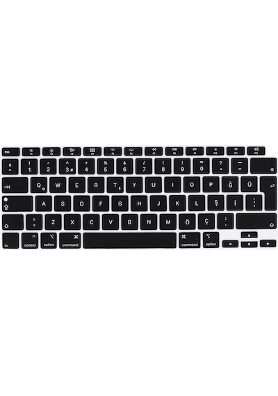 Apple Uyumlu MacBook Air 13.3' 2020 A2337 Q Klavye Koruyucu Silikon Ped 001