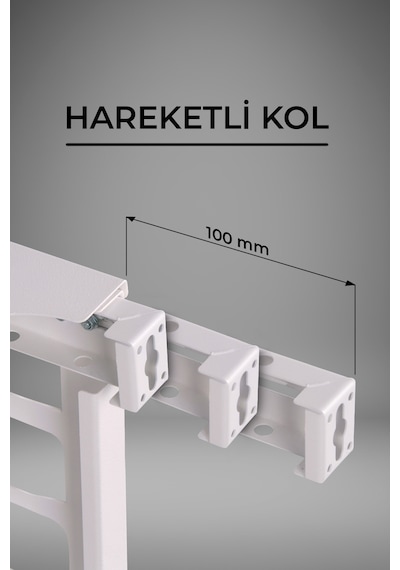 Klima Motoru/dış Ünite Gizleme/koruma Kafesi Xl 120x62x150 H Stage Beyaz