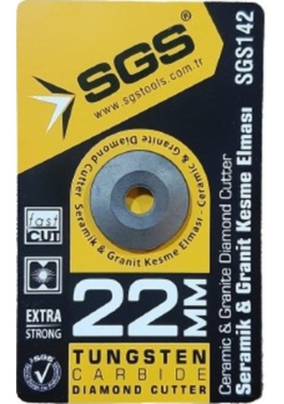 Sgs Seramik-Granit Kesme Elması Titanyum 22 MM Sgs142