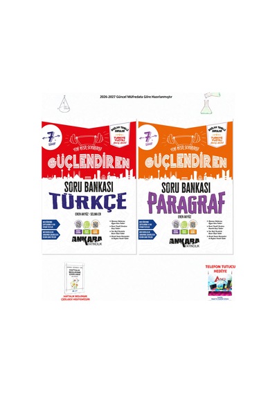 Ankara Yayınevi 7. Sınıf Sözel Güçlendiren Paragraf 2 Kitap Seti