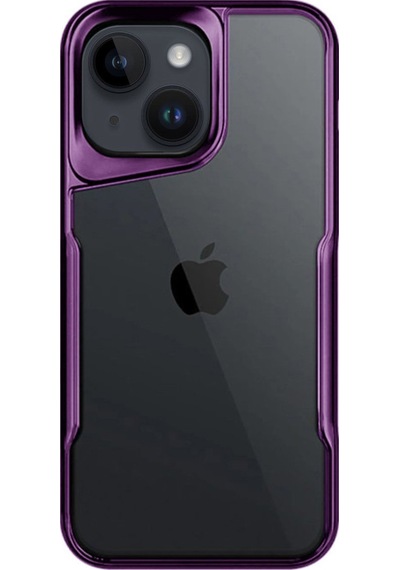 Newface Apple Uyumlu iPhone 15 Kılıf Boyi Silikon Kapak - Derin Mor Derin mor