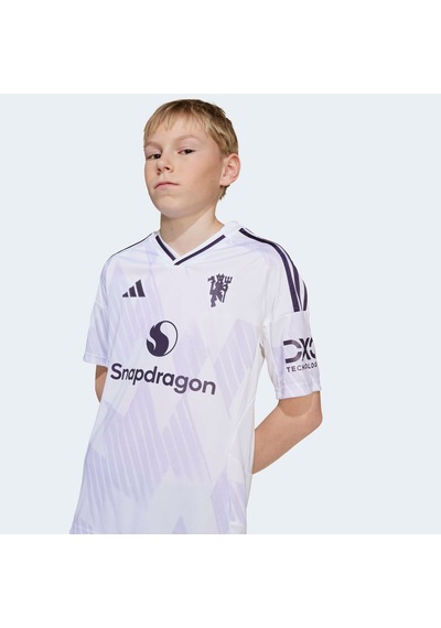 adidas Manchester United 25/26 Çocuk Beyaz Deplasman Forması Jp3030 Beyaz