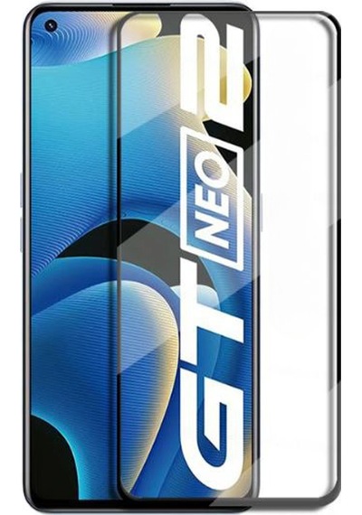 Microcase Realme GT Neo2 Tam Kaplayan Çerçeveli Cam Koruma