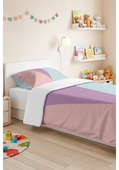 Evimde Bambaşka Pastel Geometrik Kız Çocuk Pike Takımı-modern Pembe Mavi Lila Bebek Odası Yatak Örtüsü-160x220 CM Evimde Bambaşka Pastel Geometrik Kız Çocuk Pike Takımı-modern Pembe Mavi Lila Bebek Odası Yatak Örtüsü-160x220 CM