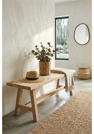 Kafka Ahşap Grete Bench 30x150x60 özel ölçüdür