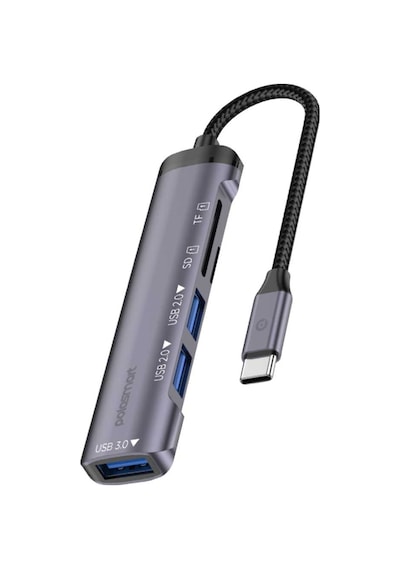 Polosmart PGS407 5 In 1 Type-C Usb Dönüitürücü Polosmart PGS407 5 In 1 Type-C Usb Dönüitürücü
