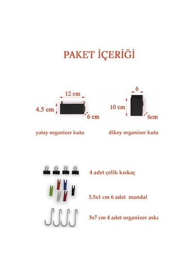 Catchme Tel Pano, Metal Pano,Fotoğraf Askısı,Notluk Aksesuar Seti
