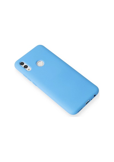 Newface Huawei P Smart 2019 Kılıf Nano İçi Kadife Silikon Semeglbl - 55 - Mavi