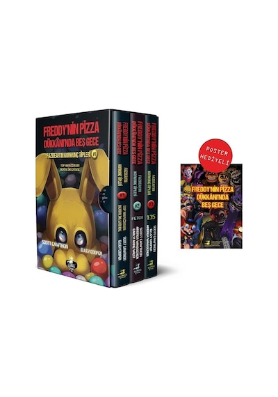 Fazbearin Korkunç Tipleri Seti - 3 Kitap Takım Kutulu Set - Kira Breed-Wrisley - Olimpos Yayınları