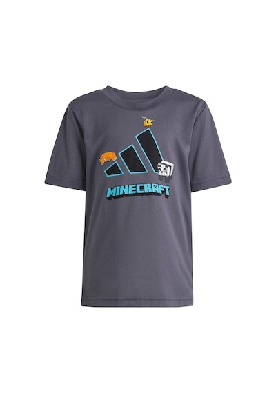 Kd4435-c Adidas Minecraft Tr Tee Çocuk T-shirt Antrasit Kd4435-c