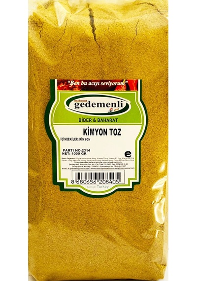 Gedemenli Toz Kimyon 1 KG