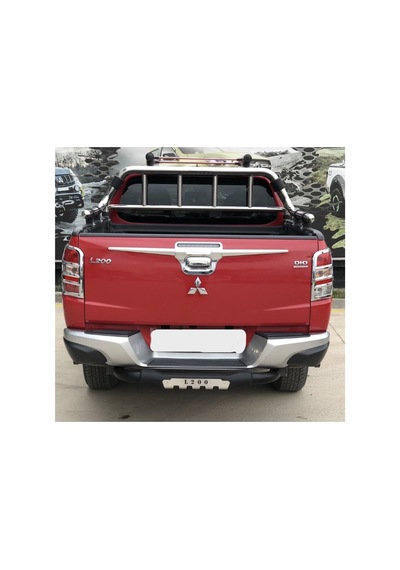 Mitsubishi L200 2007-2022 Arka Tampon Koruma Demiri Arka Koruma Barı Siyah