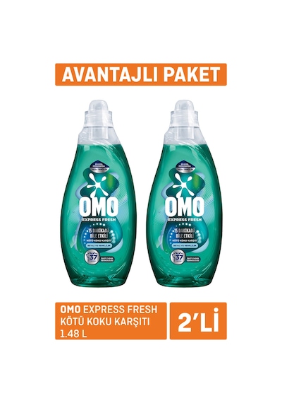 Omo Express Fresh Kötü Koku Karşıtı 2 X 1.48 L 4 Adet Diğer