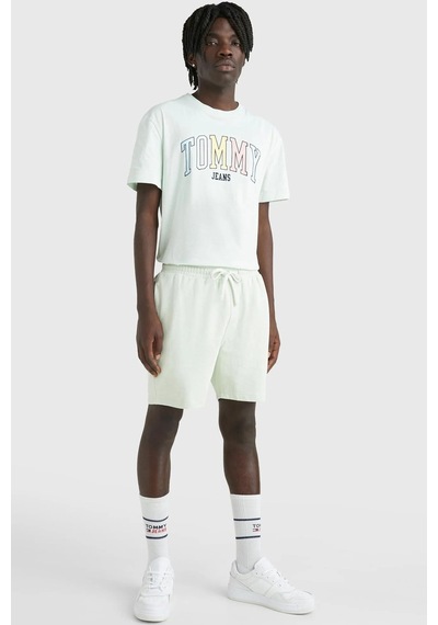 Tommy Hilfiger College Pop Men's Shorts Erkek Şort Su Yeşili Yeşil