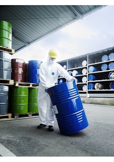 Dupont Tyvek 500 Xpert Başlıklı Kimyasal Koruyucu Tulum - L