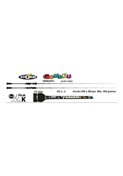Storm Gomoku Vanuatu 190cm 300gr Aksiyonlu Tetiksiz Jig Olta Kamışı