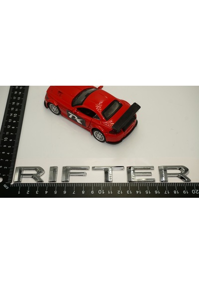 Peugeot Rifter Yeni Nesil Krom ABS 3M 3D Bagaj Yazı Logo